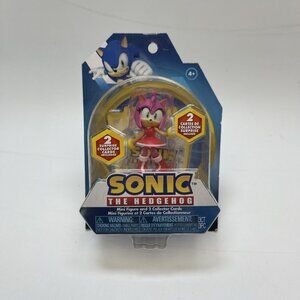 Sonic The Hedgehog Amy Action Figure 2.5” + 2 Collector Cards Sega New